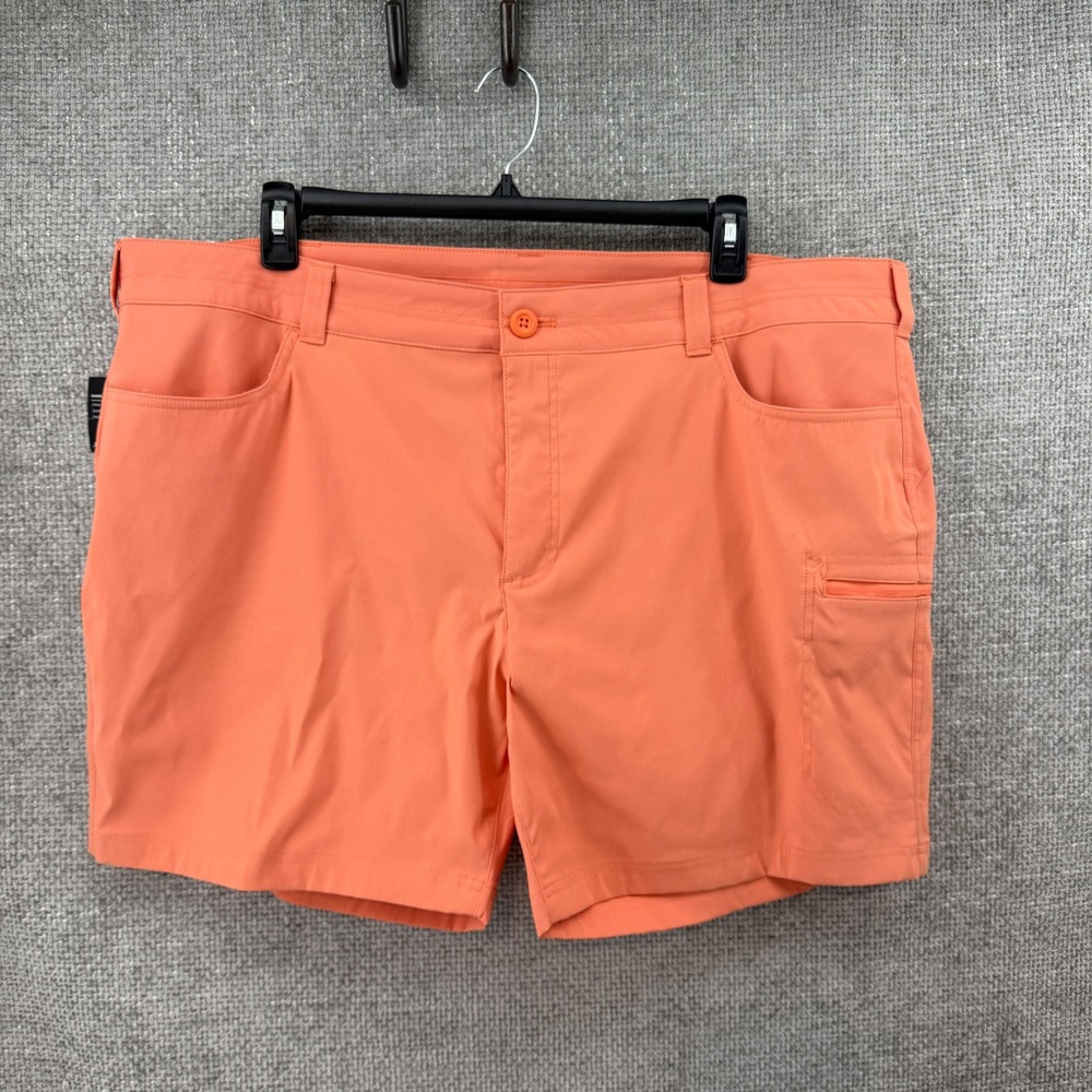 Eddie‎ Bauer Rainier Shorts Womens 24W Dusty Coral New UPF 50 Stretch Hiking